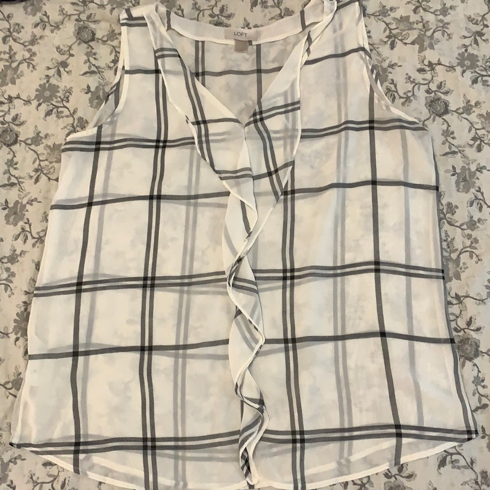 Professional wear blouse, sheer